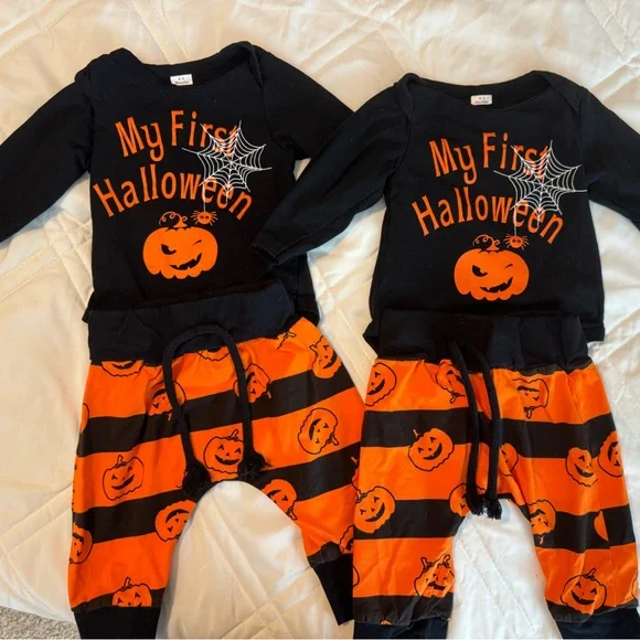 HALLOWEEN π bundle for twins! π― (0-3 months) - Picture 1 of 4